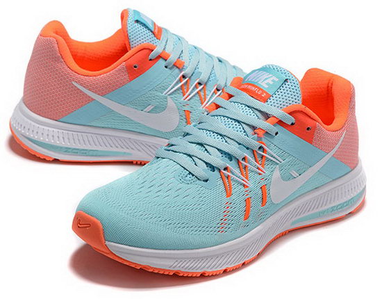 Womens Nike Zoom Winflo 2 Light Grey Jade Orange 36-39 Factory Outlet